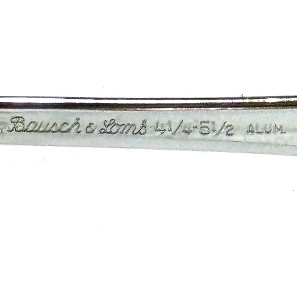 SALE ! Vintage 1960s Baush & Lomb Aluminum Eyeglass frames * Pristine Condition - Picture 4 of 6